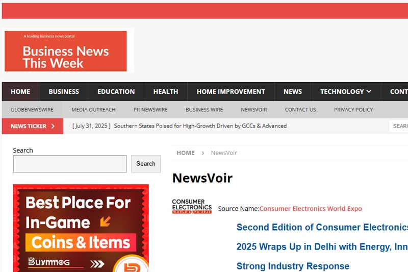 Second Edition of Consumer Electronics World Expo 2025 Wraps Up in Delhi with Energy, Innovation, and Strong Industry Response